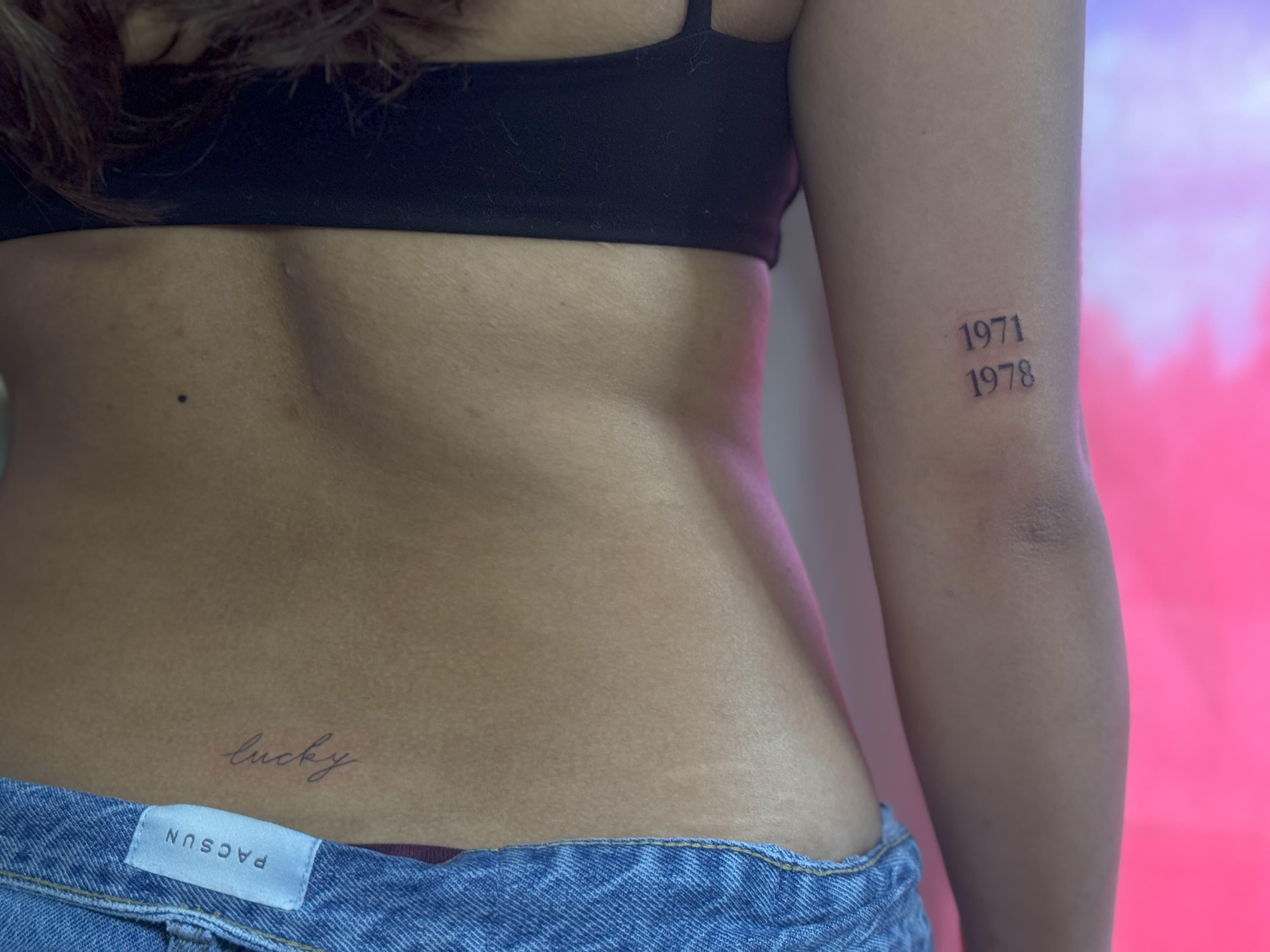 Fineline Text Tattoo